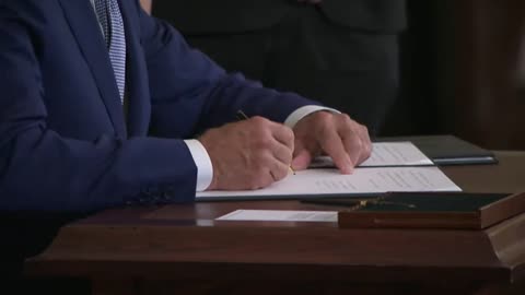 Biden signs NATO ratification documents for Finland and Sweden