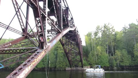 Leaping Off A Train Bridge Into The River, Includes Back Flip Fail! | Jason Asselin