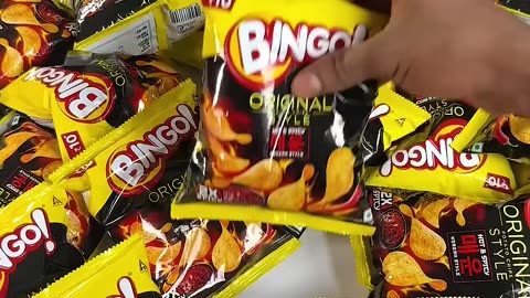 Bingo! Korean style chips @BingoSnacks #shorts