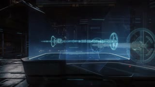 Star Citizen Subscriber Flair 36 - ICC Probe Holographic model