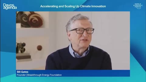 Bill Gates Admits The Climate Agenda Won't Work In A Free Market At WEF