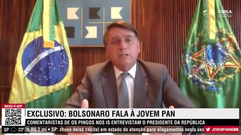 Entrevista do presidente Bolsonaro à Jovem Pan