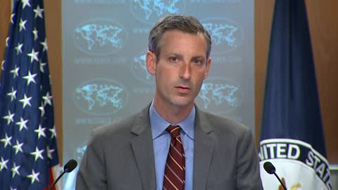 State Department spokesperson Ned Price holds press briefing