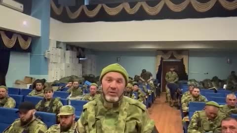 Video from the Russian University of Special Forces in Gudermes, where volunteers from all over Russia are trained