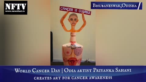 World Cancer Day | Odia artist Priyanka Sahani creates art for cancer awareness