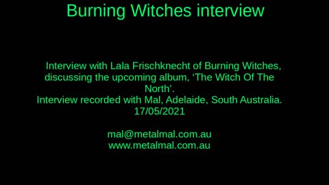20210517 BURNING WITCHES interview