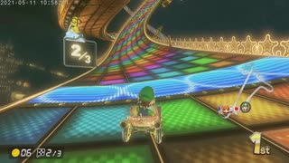 Mario Kart 8 Deluxe Switch Luigi Part 36 N64 Rainbow Road