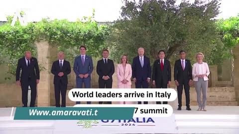 G7 Leaders Convene in Puglia Summit Highlights | Amaravati Today