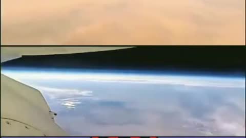 High altitude balloons show a flat horizon
