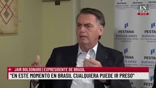 Bolsonaro em entrevista a TV Argentina
