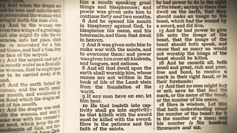 BOOK OF REVELATION CHAPTER 13 Mark of the Beast VERSE BY VERSE