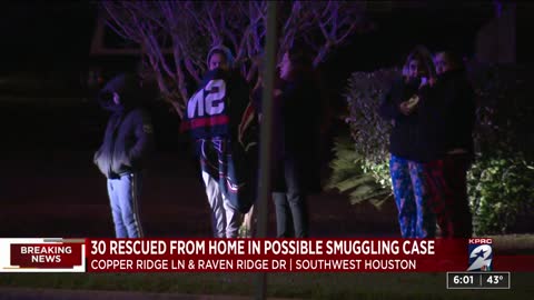 Houston Police Rescue 30 Human Smuggling Victims from Home