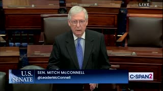 Mitch McConnell Draws Attention With Fiery Floor Speech About Biden