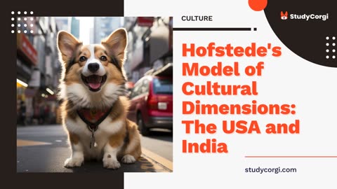 Hofstede's Model of Cultural Dimensions: The USA and India - Essay Example