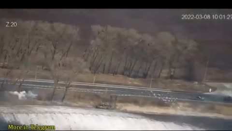 Russian Convoy - Combat Footage Ukraine