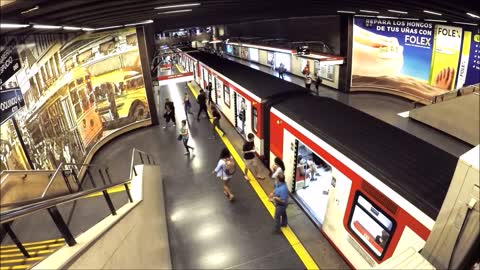 Metro Escuela Militar at Las condes in Chile