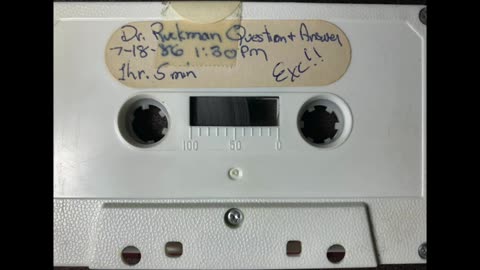 Q & A Dr Ruckman 7-18-1986 Really Good! (Thank You Bro Cox)