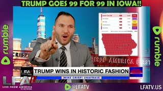 TRUMP GOES 99 FOR 99 IN IOWA!!