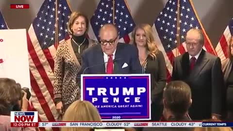 Rudy Giuliani Says LEGAL CHALLENGES WILL PREVAIL