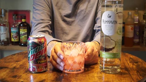 RumHaven Coconut Rum & Mtn Dew Baja Point Break Punch