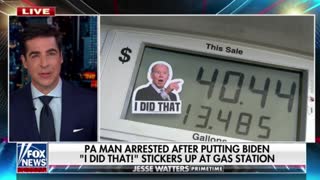 Man Who Put Biden "I Did That" Stickers At Gas Station Gets Arrested