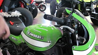 Lidlox Bar End Helmet Lock Installation on a Kawasaki Z900