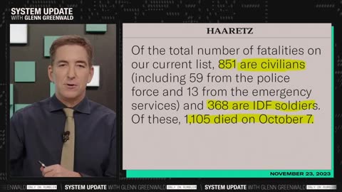 Glenn Greenwald-LEAKED: How Israel Calculates the Non-Value of Civilian Life in Gaza