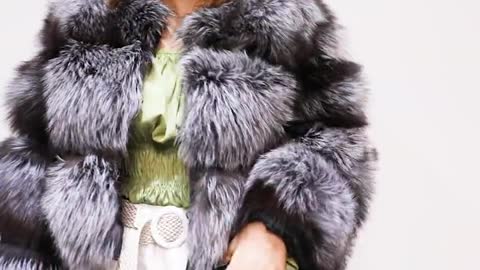 Real Fur Coat Winter Genuine Women's Jacket