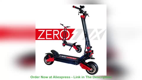 ☄️ EU Warehouse Original ZERO 11X Electric Scooter X11-DDM 72V Peak 6400W Dual Motor OffRoad Monster