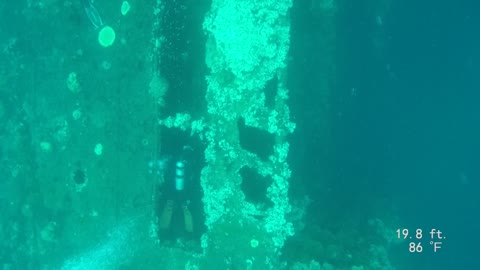 Diving the wreck of the Rio de Janeiro Maru Truk Lagoon