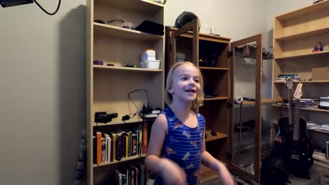 Happiest Kid Ever ~ She Needs Batteries!