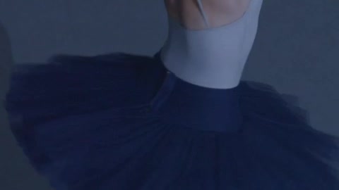 Ballet dancer twirling on toes