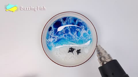 Make a Gorgeous Ocean Snack Tray _ Resin Art