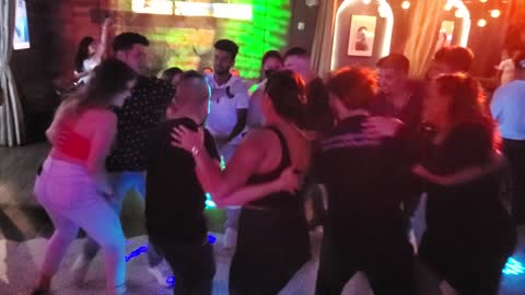 Salsa Dancing At La Mesa Miami