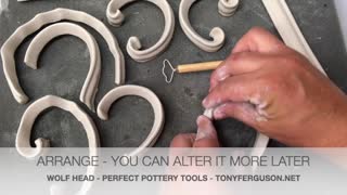 Pottery handle tool demonstration