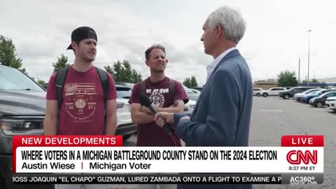 WATCH: Auto Worker In Michigan Says “America’s Done For” If Harris Wins