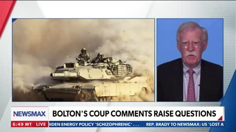 John Bolton PRESSED on coup d'état comments