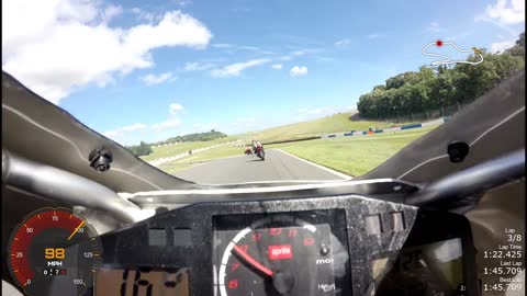 Aprilia RSV 1000 Mille Donington trackday july 2016