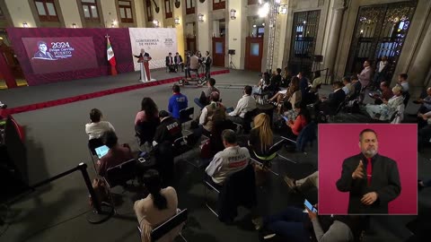 Conferencia de prensa matutina desde Palacio Nacional Presidente AMLO