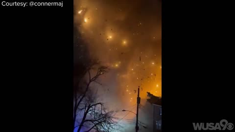 VIDEO: House explodes in Arlington, residents told to shelter in place until further notice