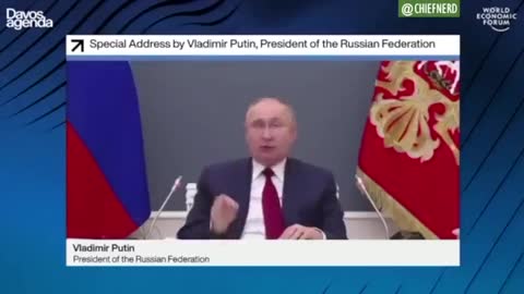 VLADIMIR PUTIN REJECTS THE GREAT RESET & TELLS KLAUS "ANAL" SCHWAB TO GO POUND SAND