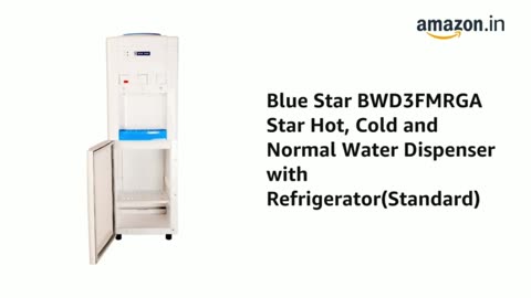 Blue Star BWD3FMRGA Star Hot, Cold and Normal Water Dispenser with Refrigerator(Standard)