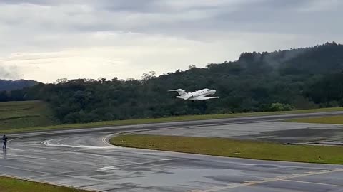 Plane takeoff