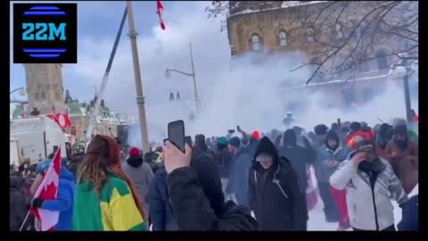 Ottawa gas was used on peaceful protestors