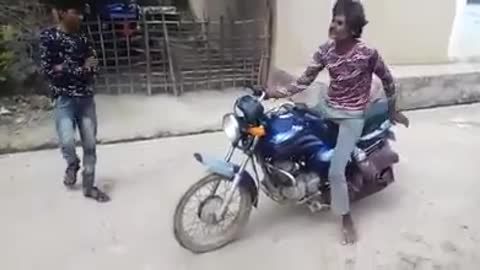 Funny video|| Funny bike