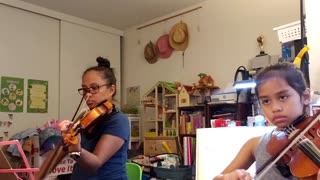 Our own Two Set violin: mother-daughter