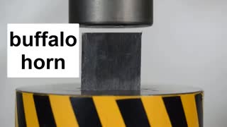 HYDRAULIC PRESS VS CARBON FIBER AND THE HARDEST WOOD