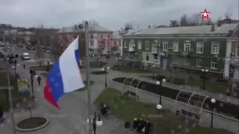 The coat of arms of Ukraine was removed from the building of the Berdyansk City Executive Committee