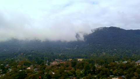 Mist over the Yarra Ranges time-lapse