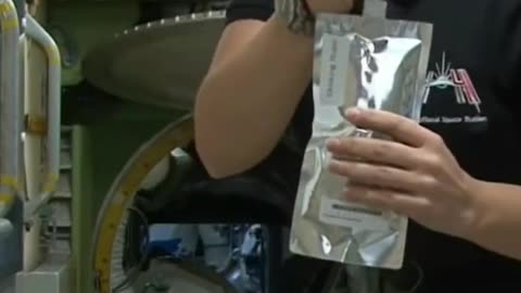 NASA water drinking video